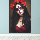 Rosa de los Muertos Leinwanddruck (Insitu (Holzboden))