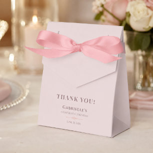 Rosa Debut-Geschenkbox Geschenkschachtel