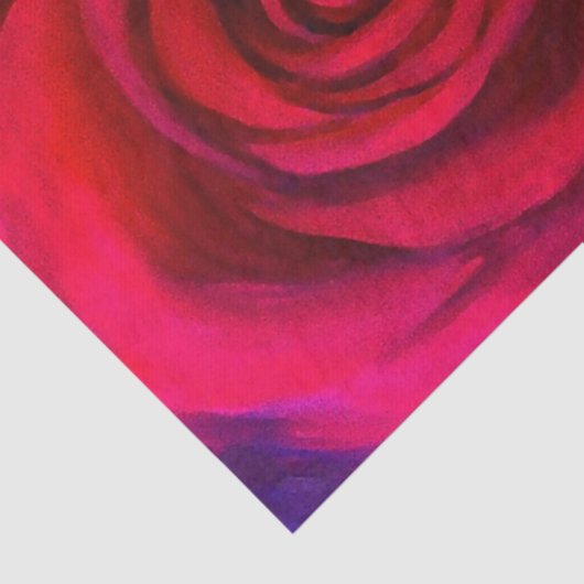 Rosa Decoupage Nah Seidenpapier (Ausschnitt)