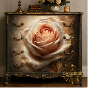 Rosa Dekor-Seidenpapier zum Decoupieren Seidenpapier