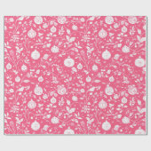 Rosa Dekorationsdesign Geschenkpapier (Flach)