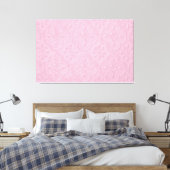 Rosa Dekorationsmuster Leinwanddruck (Insitu (Schlafzimmer))