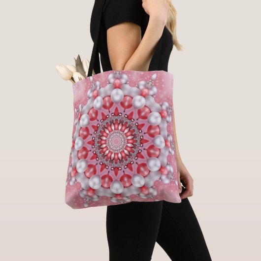 Rosa Dekorative Urlaubstorte Tasche (Von Nahem)