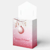 Rosa dekorative Weihnachtsball Geschenkboxen Geschenkschachtel (Geöffnet)