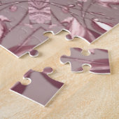 Rosa Dekoratives Puzzle (Seite)