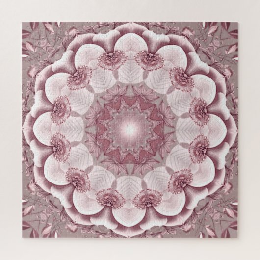 Rosa Dekoratives Puzzle (Vertikal)
