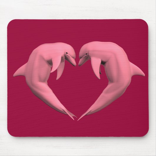 Rosa Delphine Mousepad (Vorne)