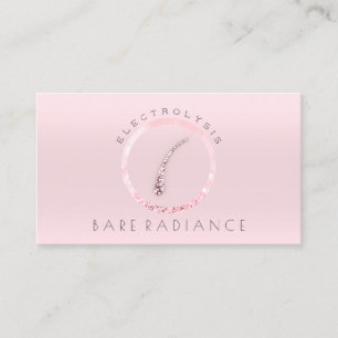 Rosa der Elektrolyse-Haar-Abbau-Verabredungs-wow Terminkarte