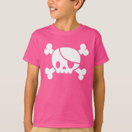 Rosa der Piraten-T - Shirt des Kindes