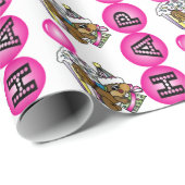 Rosa des alles- Gute zum Geschenkpapier (Rolleneckpunkt)