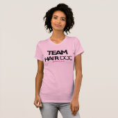 Rosa des Team-Haar-Doc. 911 (Racerback) T-Shirt (Vorne ganz)