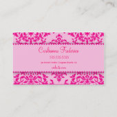 Rosa des Tüpfelchen auf dem i-311 Visitenkarte (Rückseite)