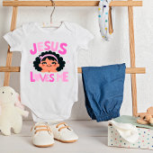Rosa Design "Jesus Lieben Me" Baby Strampler