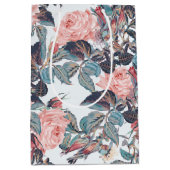 Rosa-Design Mittlere Geschenktüte (Vorderseite)