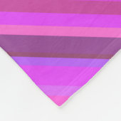 Rosa diagonale Streifen Fleecedecke (Ecke)