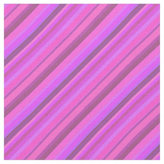 Rosa diagonale Streifen Stoff (Nahaufnahme)