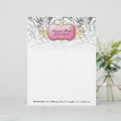 rosa Diamant der Platten-311-Lavish - Briefkopf (Stehend Vorderseite)
