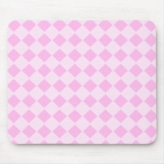 Rosa Diamant Mousepad (Vorne)
