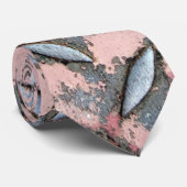 Rosa Diamant-Platten-Metall Krawatte (Gerollt)