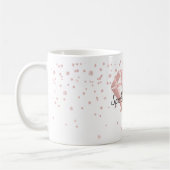Rosa Diamanten funkeln Kaffeetasse (Links)