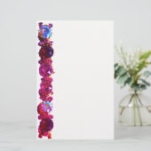 Rosa Diamanten, rosa Edelsteine Briefpapier (Stehend Vorderseite)