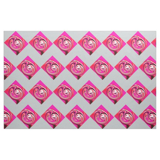 Rosa Diamanten Stoff (Fat Quarter (45,7 x 55,9 cm))