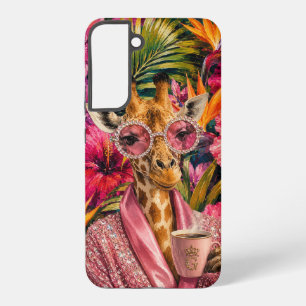 Rosa Diamanten und morgendlicher Glamour Samsung Galaxy Hülle
