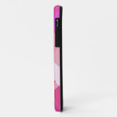 rosa Diamantmuster und Monogramm 4 Case-Mate iPhone Hülle (Hinten/Links)