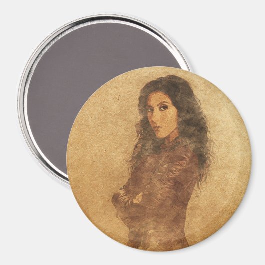 Rosa Diaz Magnet (Vorderseite/Rückseite)