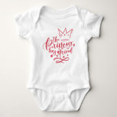 Rosa Die Prinzessin hat einen Baby-Bodysuit gefund Baby Strampler (Vorderseite)