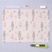 Rosa: Die weiße Weihnachtsblase Seidenpapier (Handwerk)