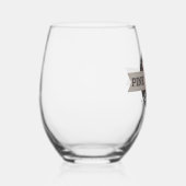Rosa digitale Stielwein Glas (Rechts)