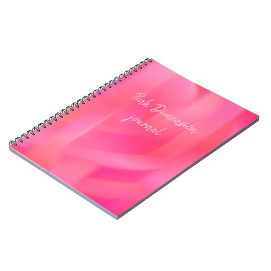 Rosa-Dimension Notizblock (Linke Seite)