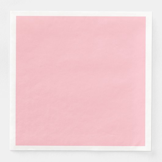 Rosa Dinner-Papier-Serviette Serviette (Vorderseite)