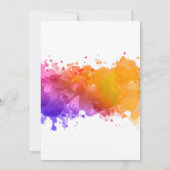 Rosa Dino Geburtstagskarte Karte (Rückseite)