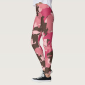 Rosa Dinosaurier Camouflage-Leggings Leggings (Links)