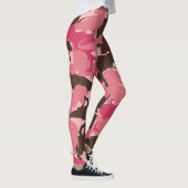Rosa Dinosaurier Camouflage-Leggings Leggings (Rechts)