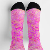 Rosa Dinosaurier verborgen Socken (Oben)
