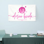 Rosa Disco Ball Disco Bridge Brautparty Banner (Messeveranstaltung)