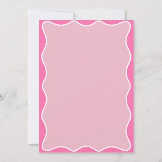 Rosa Disco Ball Sparkle Bridge Party Design Einladung (Rückseite)