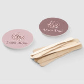 Rosa Disco Boogie Baby Showspiele Fächer (Non-assembled)