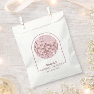 Rosa Disco Boogie Brautparty Geschenktütchen