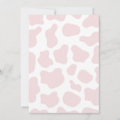 Rosa Disco Cowgirl Western Rodeo Birthday Bash Einladung (Rückseite)