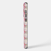 Rosa Disco-Kugel-Muster iPhone Hülle (Linke Seite)