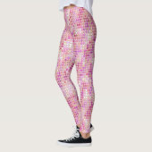 Rosa Disco-Punkte Leggings (Links)