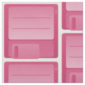 rosa Diskettenmuster Stoff (Nahaufnahme)