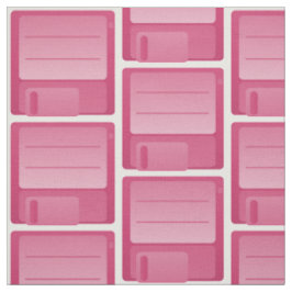 rosa Diskettenmuster Stoff