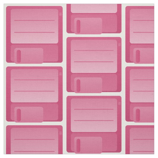 rosa Diskettenmuster Stoff (Muster)