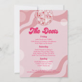 Rosa Disko Ristorante da Enzo Einladung (Rückseite)