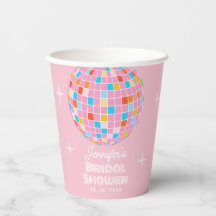 Rosa Diskothek Ball Retro 70er 80er Brautparty